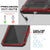 iPhone 16 Plus Metal Extreme 3.0 Series Aluminum Waterproof Case IP68 W/Buillt in Screen Protector & Kickstand [Red]