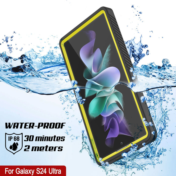 Galaxy S25 Ultra Water/ Shockproof [Extreme Series] With Screen Protector Case [Yellow]