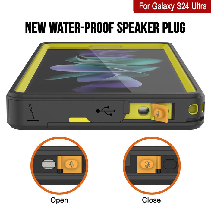 Galaxy S25 Ultra Water/ Shockproof [Extreme Series] With Screen Protector Case [Yellow]