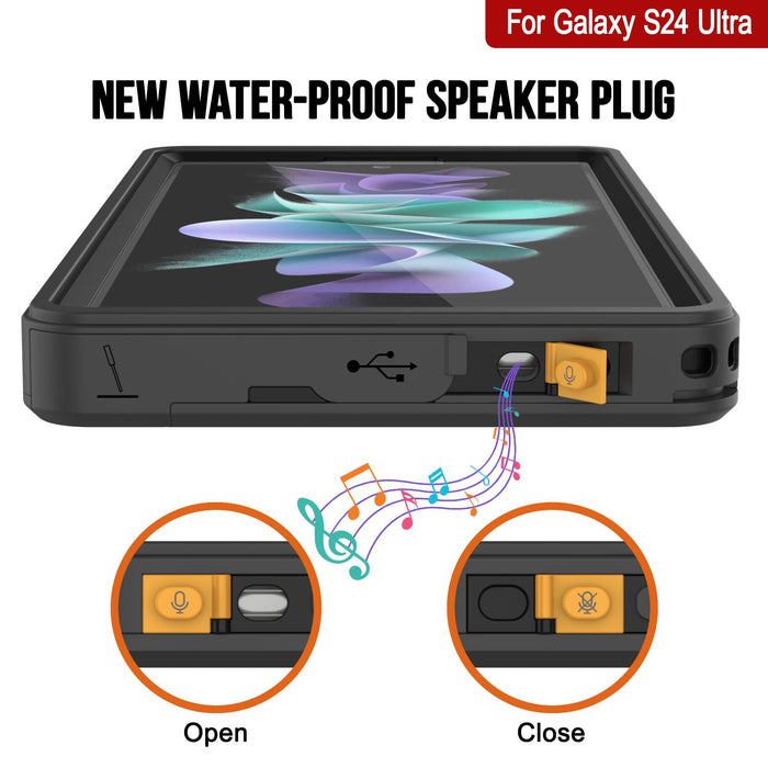 Galaxy S25 Ultra Waterproof Case PunkCase StudStar Clear Thin 6.6ft Underwater IP68 Shock/Snow Proof