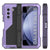 Galaxy Z Fold5 Metal Case, Heavy Duty Military Grade Armor Cover Full Body Hard [Purple]