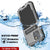 iPhone 16 Plus Metal Extreme 3.0 Series Aluminum Waterproof Case IP68 W/Buillt in Screen Protector & Kickstand [Silver]