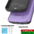 iPhone 16 Plus Battery Case, PunkJuice 8000mAH Fast Charging MagSafe Power Bank W/ Screen Protector | [Purple]