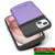 iPhone 16 Plus Battery Case, PunkJuice 8000mAH Fast Charging MagSafe Power Bank W/ Screen Protector | [Purple]