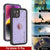 iPhone 16 Plus Waterproof IP68 Case, Punkcase [Lilac] [StudStar Series] [Slim Fit] [Dirtproof]