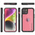 iPhone 16 Plus Waterproof IP68 Case, Punkcase [Pink] [StudStar Series] [Slim Fit] [Dirtproof]