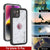 iPhone 16 Plus Waterproof IP68 Case, Punkcase [White] [StudStar Series] [Slim Fit] [Dirtproof]