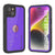 iPhone 16 Plus Waterproof IP68 Case, Punkcase [Purple] [StudStar Series] [Slim Fit] [Dirtproof]