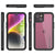 iPhone 16 Plus Waterproof IP68 Case, Punkcase [Clear] [StudStar Series] [Slim Fit] [Dirtproof]