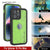 iPhone 16 Pro Max Waterproof IP68 Case, Punkcase [Light green] [StudStar Series] [Slim Fit] [Dirtproof]