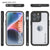 iPhone 16 Pro Max Waterproof IP68 Case, Punkcase [White] [StudStar Series] [Slim Fit] [Dirtproof]