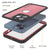 iPhone 16 Pro Max Waterproof IP68 Case, Punkcase [Pink] [StudStar Series] [Slim Fit] [Dirtproof]