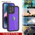 iPhone 16 Pro Max Waterproof IP68 Case, Punkcase [Purple] [StudStar Series] [Slim Fit] [Dirtproof]