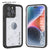 iPhone 16 Pro Max Waterproof IP68 Case, Punkcase [White] [StudStar Series] [Slim Fit] [Dirtproof]