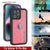 iPhone 16 Pro Max Waterproof IP68 Case, Punkcase [Pink] [StudStar Series] [Slim Fit] [Dirtproof]