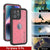 iPhone 16 Pro Waterproof IP68 Case, Punkcase [Pink] [StudStar Series] [Slim Fit] [Dirtproof]