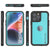 iPhone 16 Pro Waterproof IP68 Case, Punkcase [Teal] [StudStar Series] [Slim Fit]