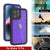 iPhone 16 Pro Waterproof IP68 Case, Punkcase [Purple] [StudStar Series] [Slim Fit] [Dirtproof]