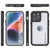 iPhone 16 Pro Waterproof IP68 Case, Punkcase [White] [StudStar Series] [Slim Fit] [Dirtproof]