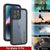 iPhone 16 Pro Waterproof IP68 Case, Punkcase [Clear] [StudStar Series] [Slim Fit] [Dirtproof]