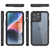 iPhone 16 Pro Waterproof IP68 Case, Punkcase [Clear] [StudStar Series] [Slim Fit] [Dirtproof]