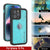 iPhone 16 Pro Waterproof IP68 Case, Punkcase [Teal] [StudStar Series] [Slim Fit]