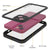 iPhone 16 Waterproof IP68 Case, Punkcase [Clear] [StudStar Series] [Slim Fit] [Dirtproof]