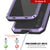 iPhone 16 Metal Case, Heavy Duty Military Grade Armor Cover [shock proof] Full Body Hard [Purple]