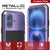 iPhone 16 Plus Metal Case, Heavy Duty Military Grade Armor Cover [shock proof] Full Body Hard [Purple]