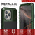 iPhone 16 Pro Max Metal Case, Heavy Duty Military Grade Armor Cover [shock proof] Full Body Hard [Dark Green]