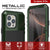 iPhone 16 Pro Metal Case, Heavy Duty Military Grade Armor Cover [shock proof] Full Body Hard [Dark Green]