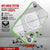 Punkcase iPhone 16 Magnetic Wireless Charging Case [ClearMag Series][Green]