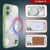 Punkcase iPhone 16 Magnetic Wireless Charging Case [ClearMag Series][Green]