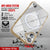 Punkcase iPhone 16 Plus Magnetic Wireless Charging Case [ClearMag Series][Gold]