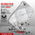 Punkcase iPhone 16 Plus Magnetic Wireless Charging Case [ClearMag Series][Clear]