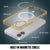 Punkcase iPhone 16 Plus Magnetic Wireless Charging Case [ClearMag Series][Gold]