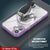 Punkcase iPhone 16 Plus Magnetic Wireless Charging Case [ClearMag Series][Purple]