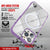 Punkcase iPhone 16 Pro Magnetic Wireless Charging Case [ClearMag Series][Purple]