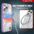 Punkcase iPhone 16 Pro Magnetic Wireless Charging Case [ClearMag Series][Purple]