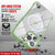 Punkcase iPhone 16 Pro Max Magnetic Wireless Charging Case [ClearMag Series][Green]