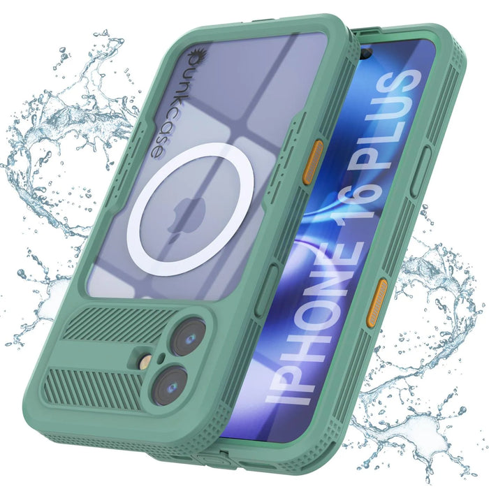 iPhone 16 Plus Waterproof Case [Alpine 2.0 Series] [Slim Fit] [IP68 Certified] [Shockproof] [Teal]