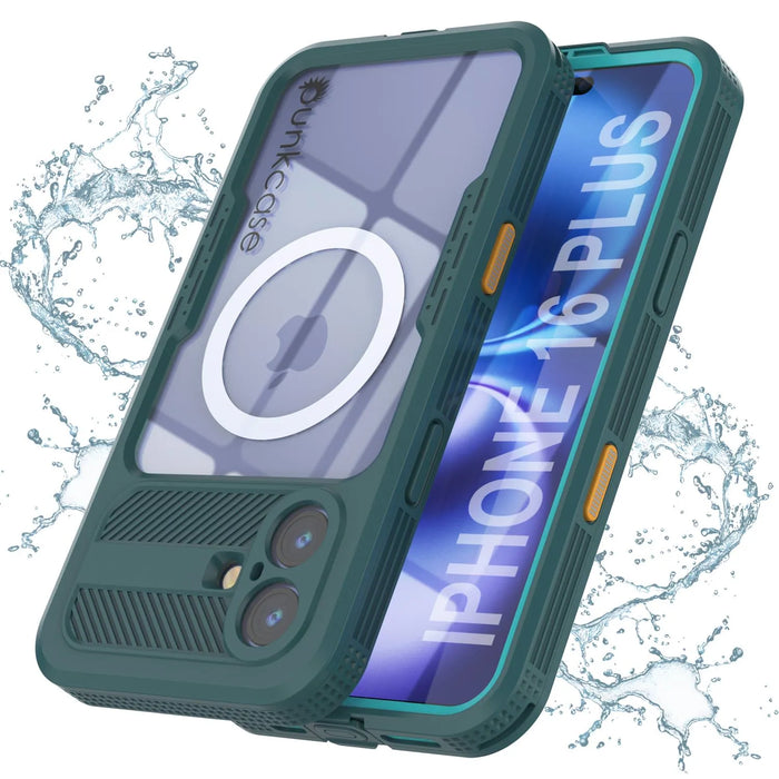 iPhone 16 Plus Waterproof Case [Alpine 2.0 Series] [Slim Fit] [IP68 Certified] [Shockproof] [Blue]