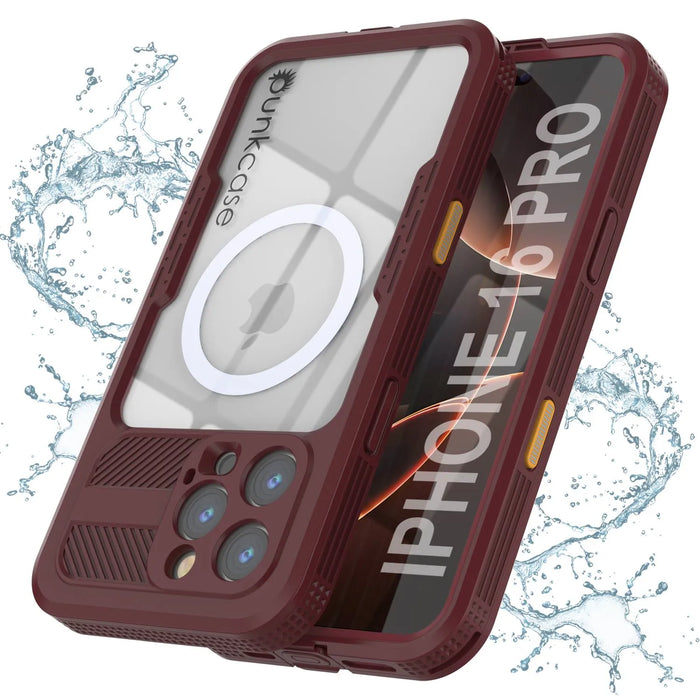 iPhone 16 Pro Waterproof Case [Alpine 2.0 Series] [Slim Fit] [IP68 Certified] [Shockproof] [Rose]