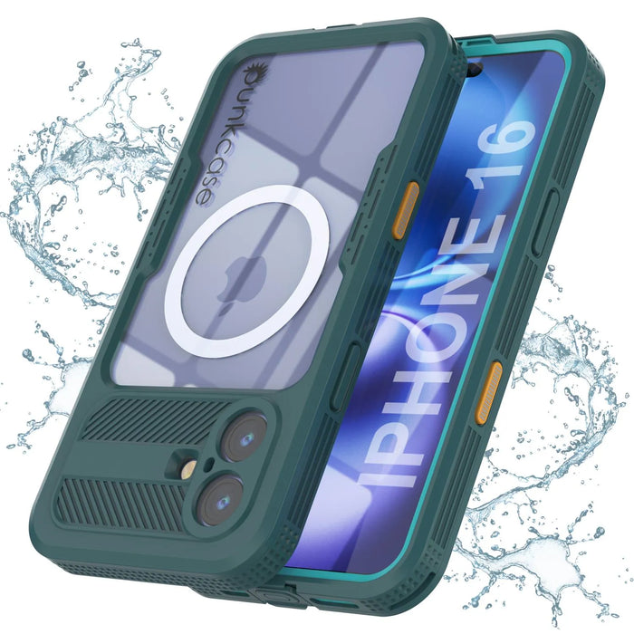 iPhone 16 Waterproof Case [Alpine 2.0 Series] [Slim Fit] [IP68 Certified] [Shockproof] [Blue]