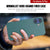 Punkcase iPhone 16 Plus Carbon Fiber Case [AramidShield Series] Ultra Slim & Light Kevlar [Teal]