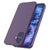 Punkcase iPhone 16 Plus Carbon Fiber Case [AramidShield Series] Ultra Slim & Light Kevlar [Purple]