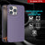 Punkcase iPhone 16 Pro Carbon Fiber Case [AramidShield Series] Ultra Slim & Light Kevlar [Lilac]