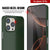 Punkcase iPhone 16 Pro Carbon Fiber Case [AramidShield Series] Ultra Slim & Light Kevlar [Green]