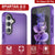 PunkCase Galaxy S25+ Plus Case, [Spartan 2.0 Series] Clear Rugged Heavy Duty Cover [Purple]