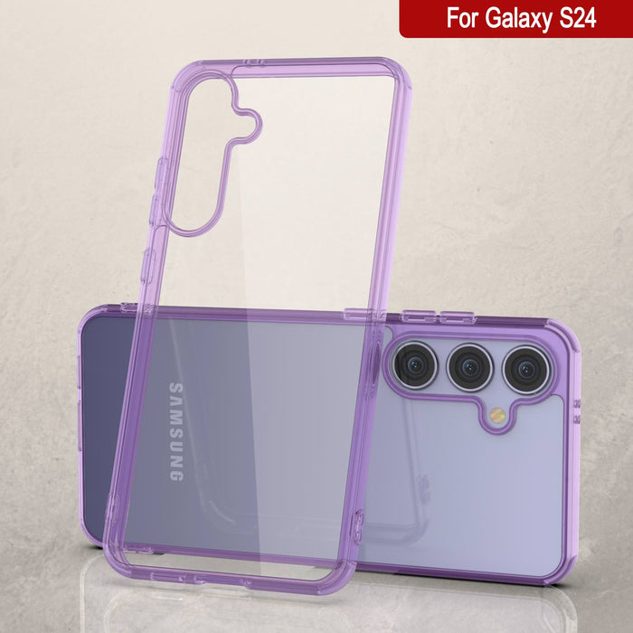 Galaxy S25 Case [Clear Acrylic Series] [Non-Slip] For Galaxy S25 [Purple]